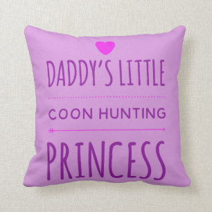 Pequeña princesa Cojín decorativo de la caza del
