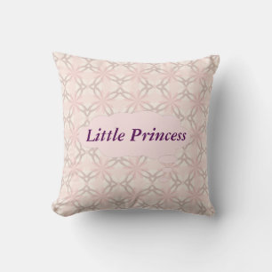 Pequeña Princesa Cojín decorativo personalizado