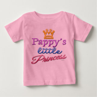 Pequeña princesa de Pappy, bebé de la camiseta