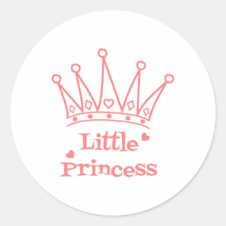 Pequeña Princesa Pegatina - Un toque real