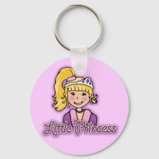 Pequeña Princesa rubia llavero