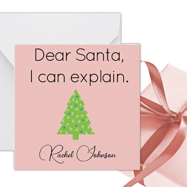 Pequeña Querido Santa Tarjeta de Regalo de Navidad Enclosu (Subido por el creador)
