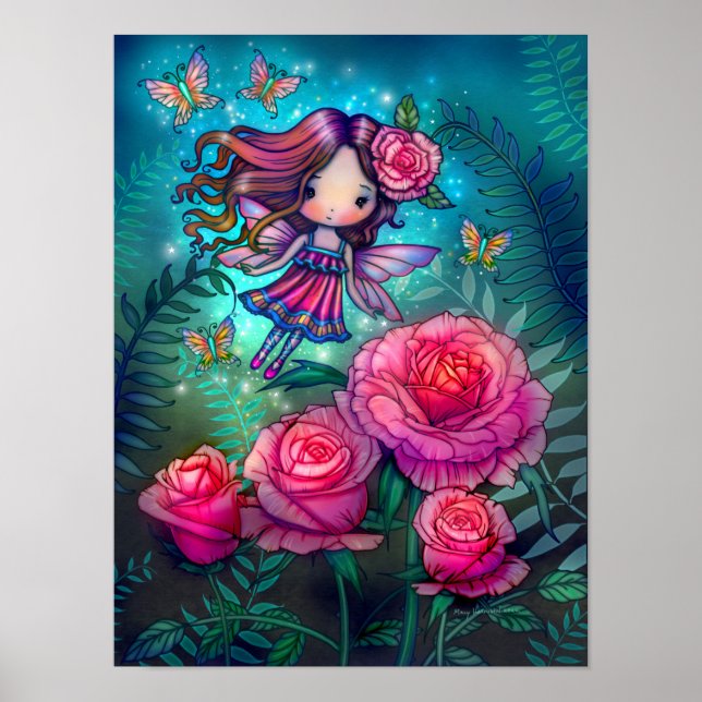 Pequeña Rosa de arte de fantasía por Molly Harriso (Frente)