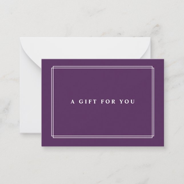 Pequeña Rubor de moda | Tarjeta de certificado de regalo p (Anverso)