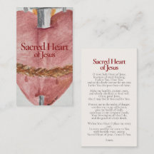 Sagrado Corazón de Jesús Tarjeta Santa - Consagrac