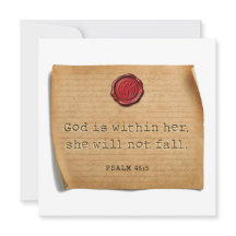 SALMO 46:5 - Tarjeta Personalizada