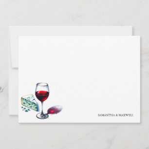 Pequeña Saludos para amar a los amantes del vino Tarjeta d