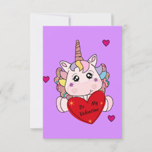Pequeña Sé mi tarjeta de San Valentín de San Valentín de u