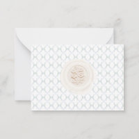 Sello de cera Bebé Azul Simpatía Gracias Tarjeta