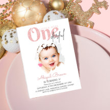 Pequeña señorita Maravillosa invitación de cumplea