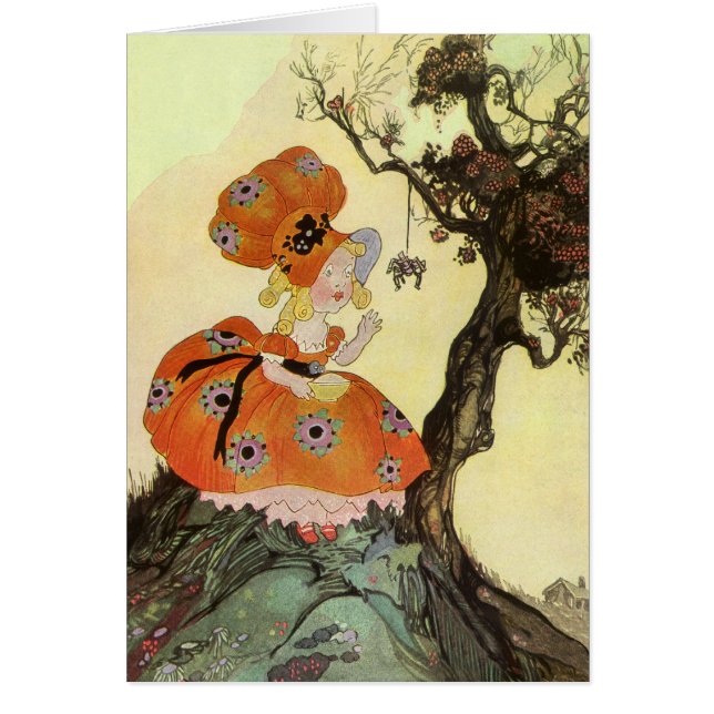 Pequeña señorita Muffet & Spider, madre vintage Go (Frente)