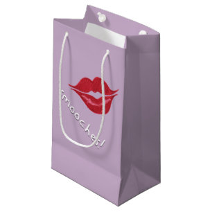 Pequeña ¡Smooches! Bolsa de regalo de labios