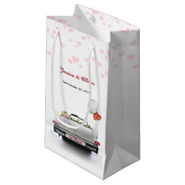 Pequeña Solo bolsa de regalo de coche Oldtimer casada