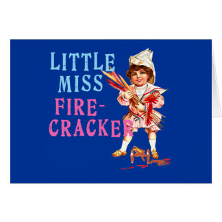 Pequeña Srta. Firecracker Vintage Americana
