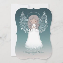 Pequeña Tarjeta Angel de navidades