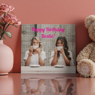 Pequeña Tarjeta Bestie Feliz Cumpleaños