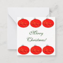 Pequeña Tarjeta Bulb para navidades