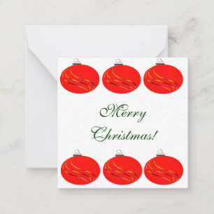 Pequeña Tarjeta Bulb para navidades