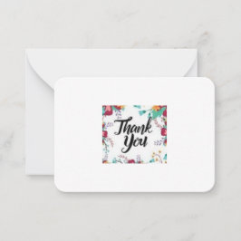 Pequeña Tarjeta de agradecimiento