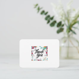 Pequeña Tarjeta de agradecimiento