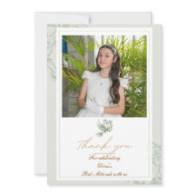 tarjeta de agradecimiento Bat Mitzvah