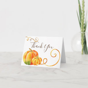 Pequeña tarjeta de agradecimiento de Baby Shower d