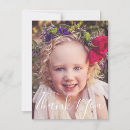 Pequeña Tarjeta de agradecimiento de foto