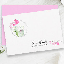 Pequeña Tarjeta de agradecimiento del Día de San Valentín 