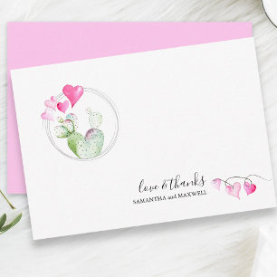 Pequeña Tarjeta de agradecimiento del Día de San Valentín 