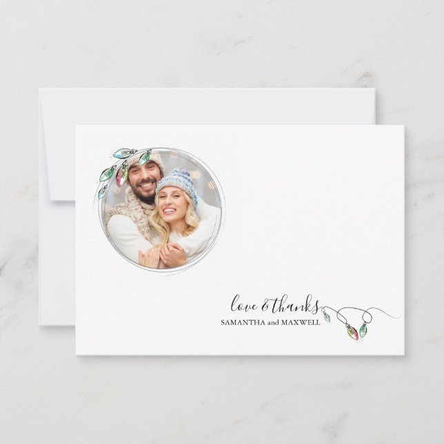 Pequeña Tarjeta de agradecimiento exclusiva para Navidades (Anverso)