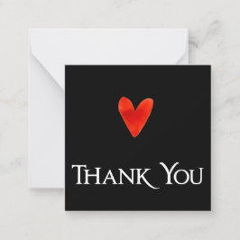 Pequeña Tarjeta de agradecimiento minimalista y elegante p