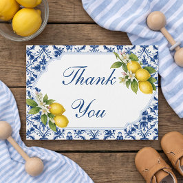 Pequeña Tarjeta de agradecimiento para baby shower Ciao Ba