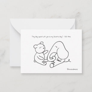 Pequeña Tarjeta de amistad