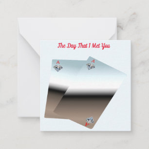 Pequeña Tarjeta de aniversario feliz