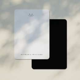 Pequeña Tarjeta de apunte inicial y de nombre de sutilment