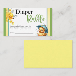 Pequeña Tarjeta de barro de goma Cubre Baby Shower Diaper