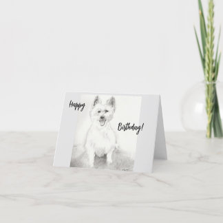 Pequeña tarjeta de bienvenida de cumpleaños feliz