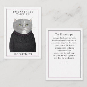Pequeña Tarjeta de comercio CAT de HOUSEKEEPER