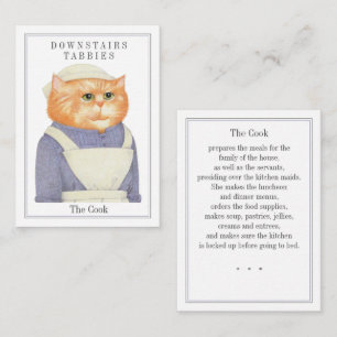 Pequeña Tarjeta de comercio COOK CAT