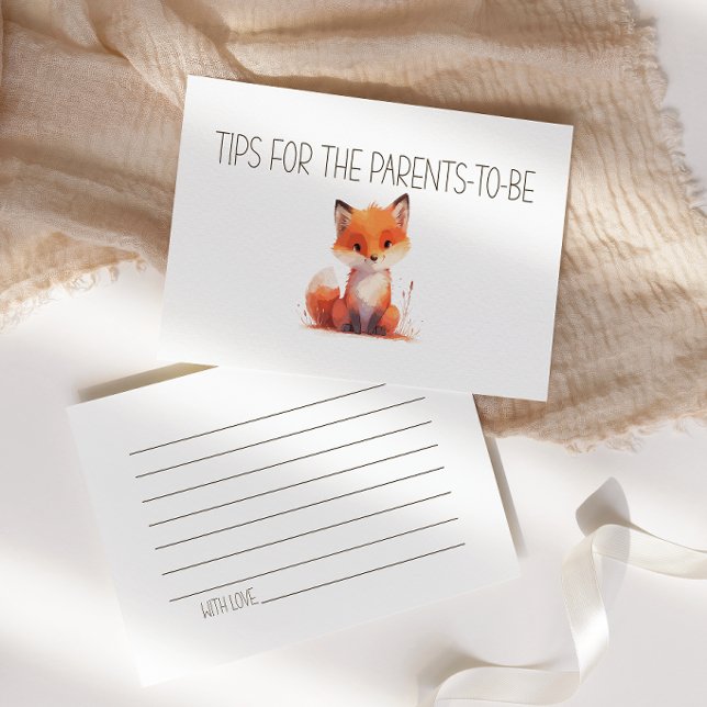Pequeña Tarjeta de consejo para padres Little Fox para reg (Subido por el creador)
