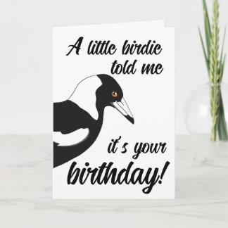 Pequeña tarjeta de cumpleaños