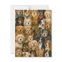 Tarjeta de cumpleaños para amantes de los perros c