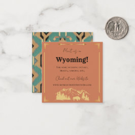 Pequeña Tarjeta de detalle de Boda Tatanka Bison Yellowsto