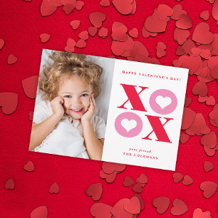 Pequeña Tarjeta de día de San Valentín fotográfico para re
