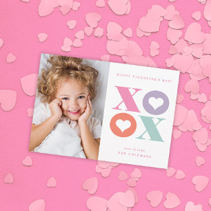 Pequeña Tarjeta de día de San Valentín fotográfico para re