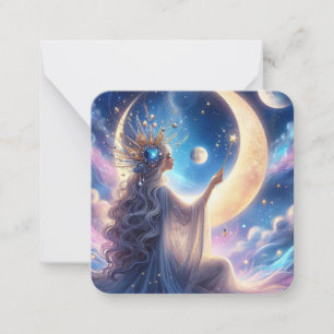 Pequeña Tarjeta de Día de San Valentín Magical Moon Goddes
