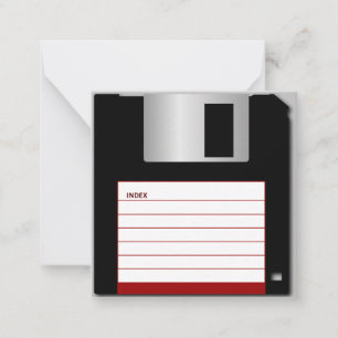 Pequeña Tarjeta de disquete en blanco