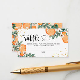 Pequeña tarjeta de entrada de pañal cutie