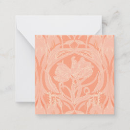 Pequeña Tarjeta de envoltorio de regalo para tulipanes de