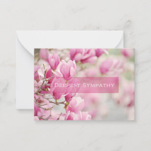 Pequeña Tarjeta de envoltura para la simpatía de Magnolia 